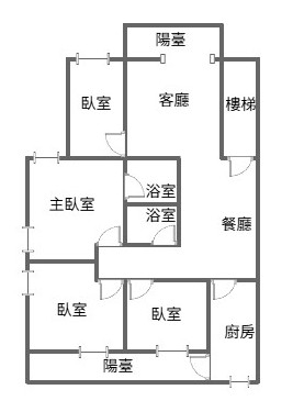 B100 中正家園國泰建設邊間大戶四房